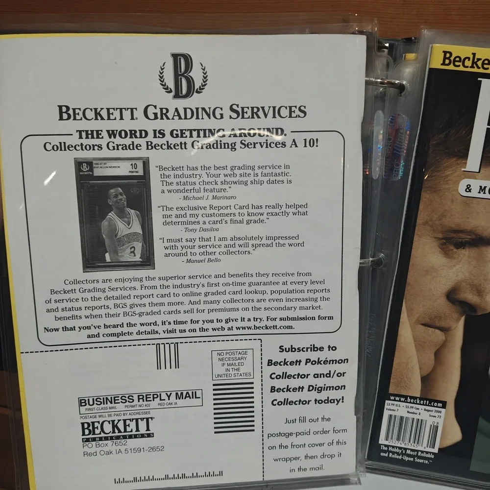 Vintage Beckett Racing Magazine July 2000 Near Mint Protective Sleeved